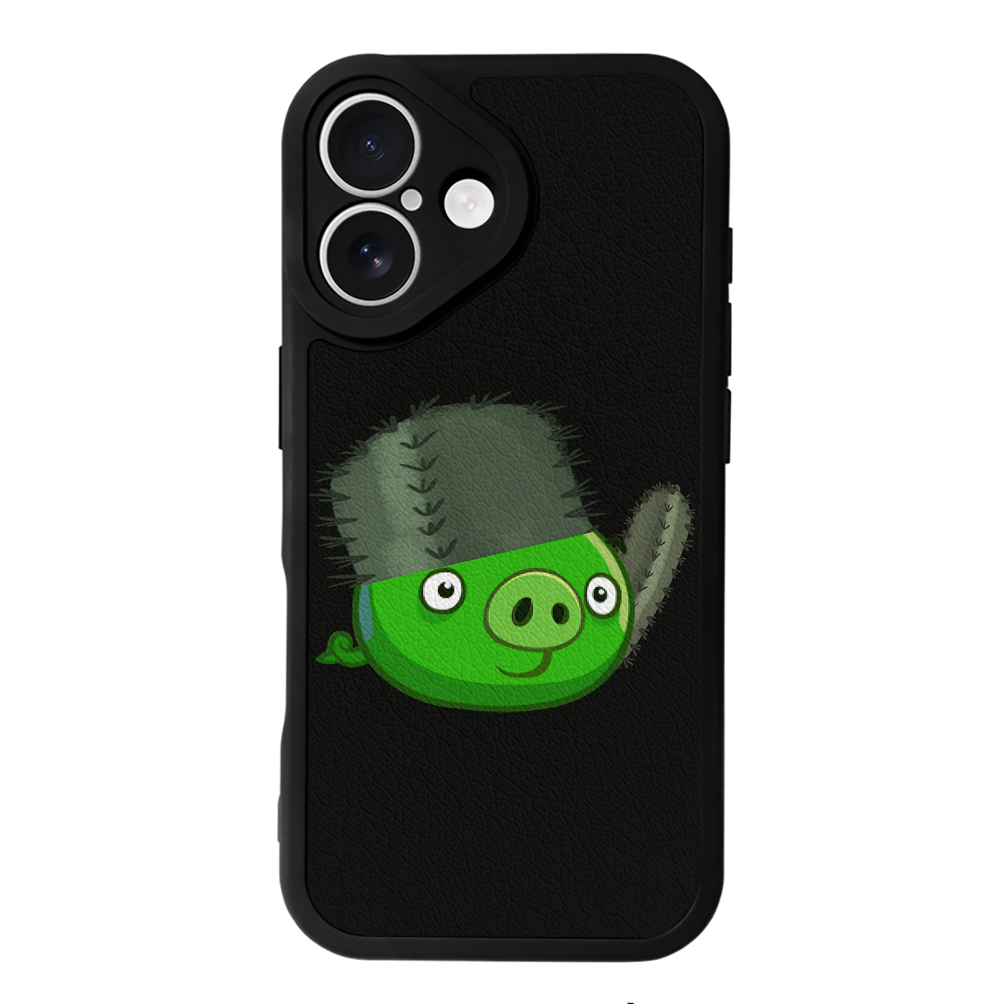 （画像用） Angry Birds アングリーバード 【iPhone 16シリーズ対応】シリコンスマホケース（レザー調） 材質：シリコン